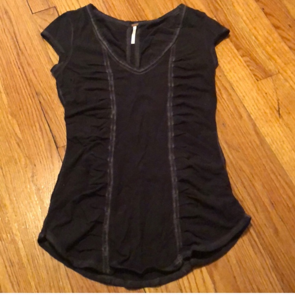 Free People Black T shirt
